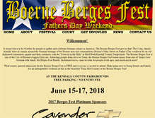 Tablet Screenshot of bergesfest.com
